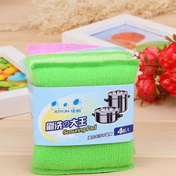 日用百貨 海綿洗刷大王 日用品批發 居家清潔用品 4個一卡